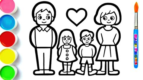 Family Drawing for Kids .